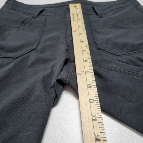 Kuhl Horizn Black Bermuda Cargo Roll Up Hiking Shorts UPF 50+ Quick Dry Size 2 - Picture 12 of 16
